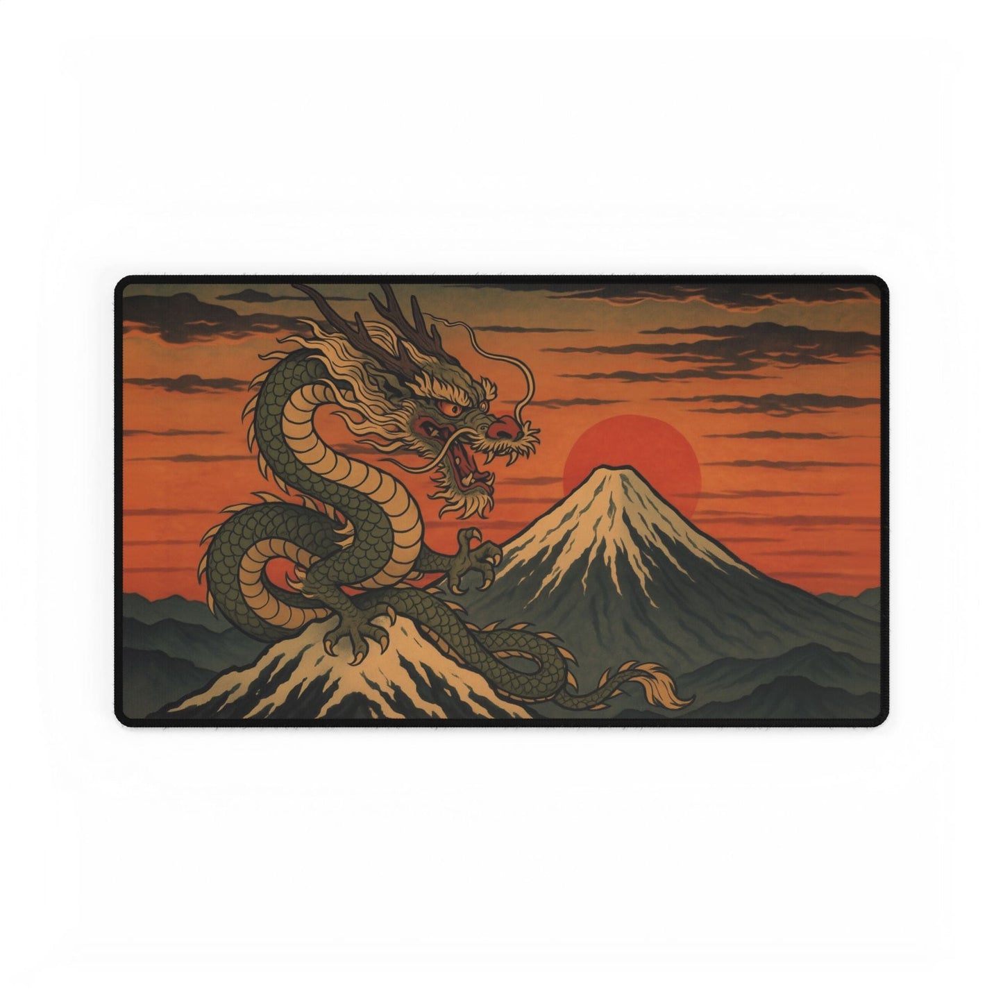 Ukiyo-e Mountain Dragon Desk Mat