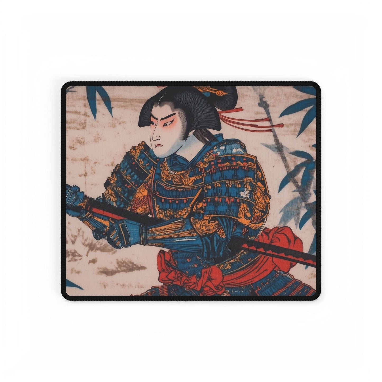 Ukiyo-e Samurai Desk Mat