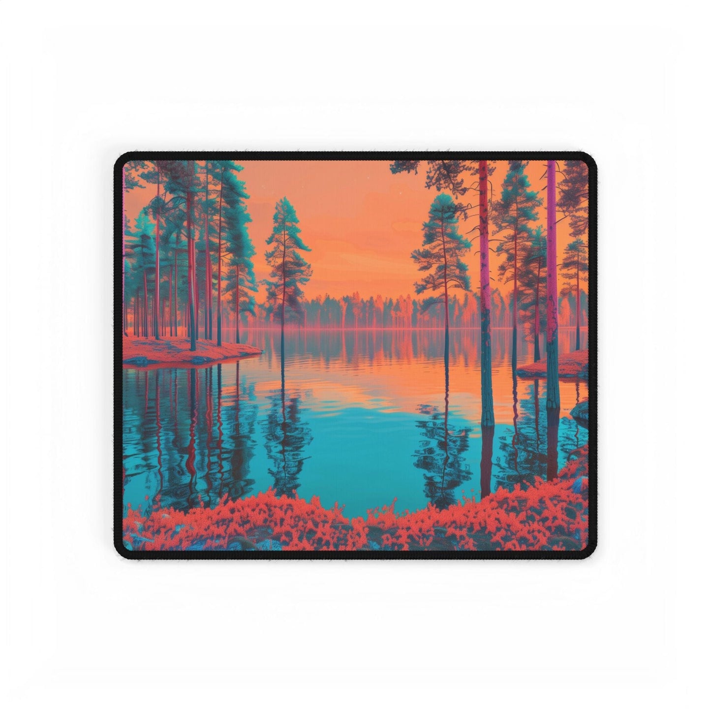Vibrant Forest Desk Mat
