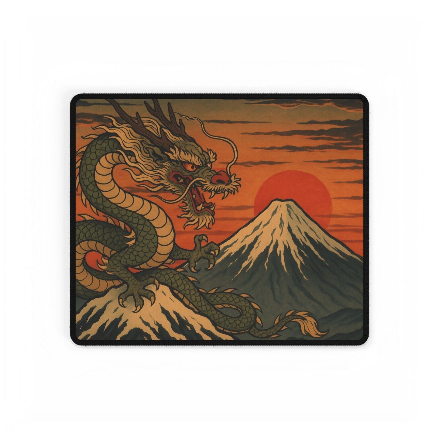 Ukiyo-e Mountain Dragon Desk Mat
