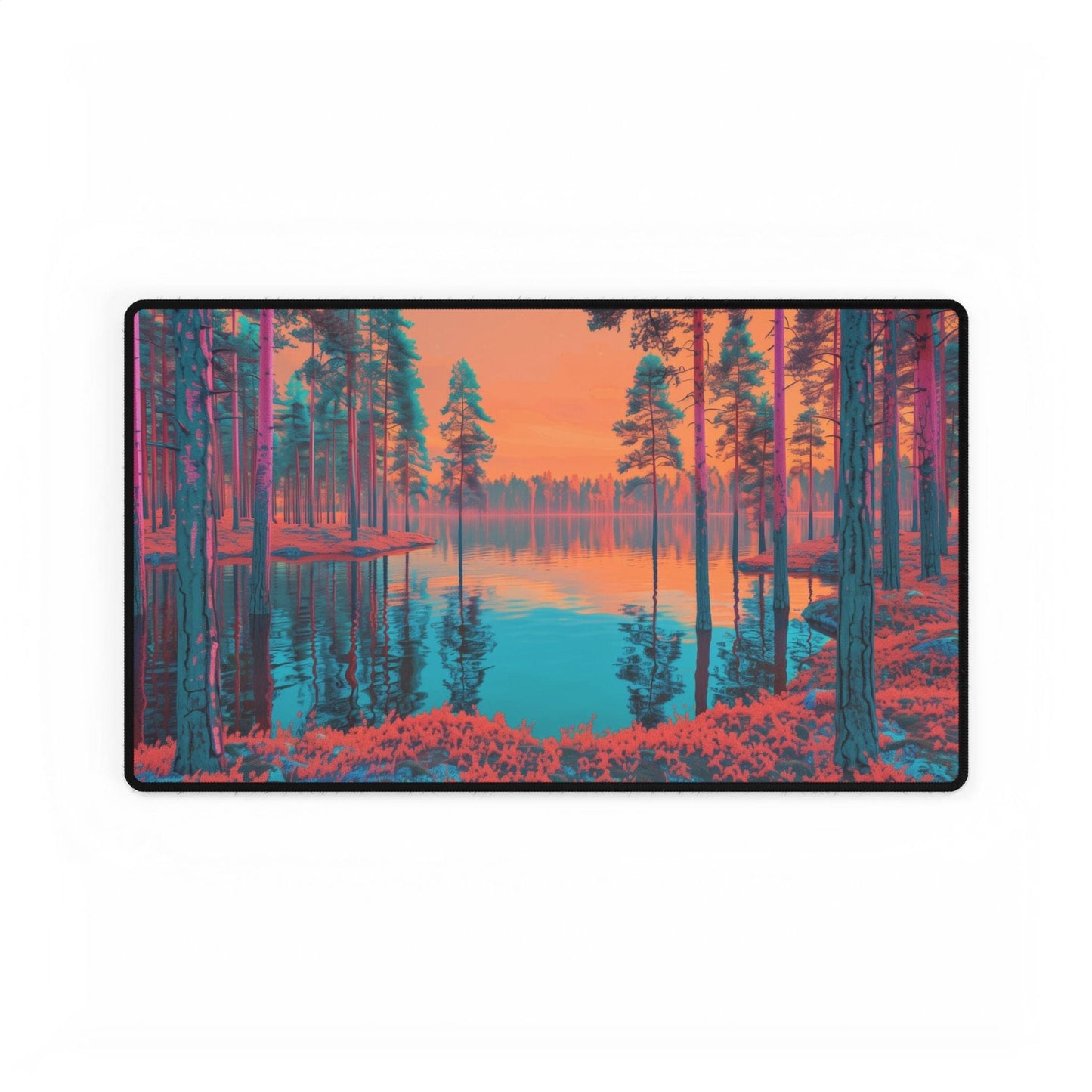Vibrant Forest Desk Mat