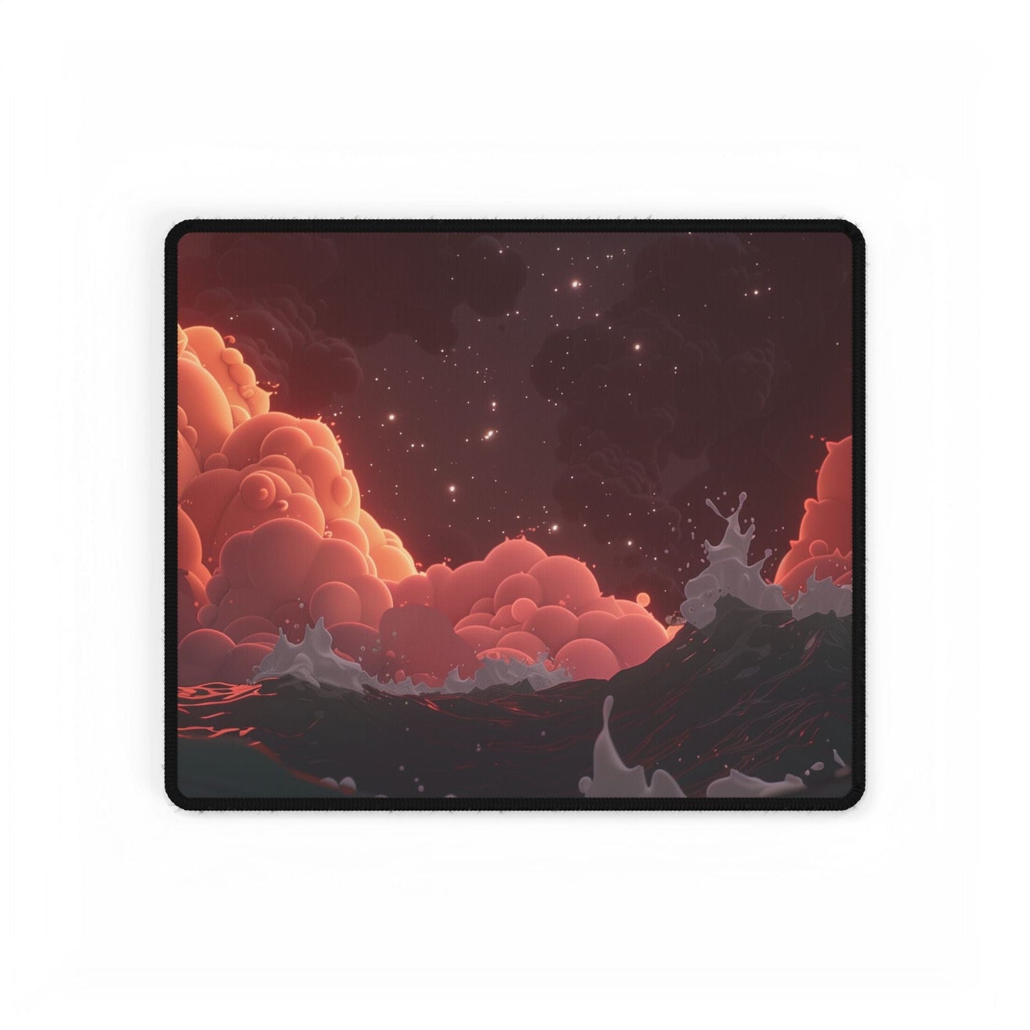 Dreamy Ocean Waves Desk Mat