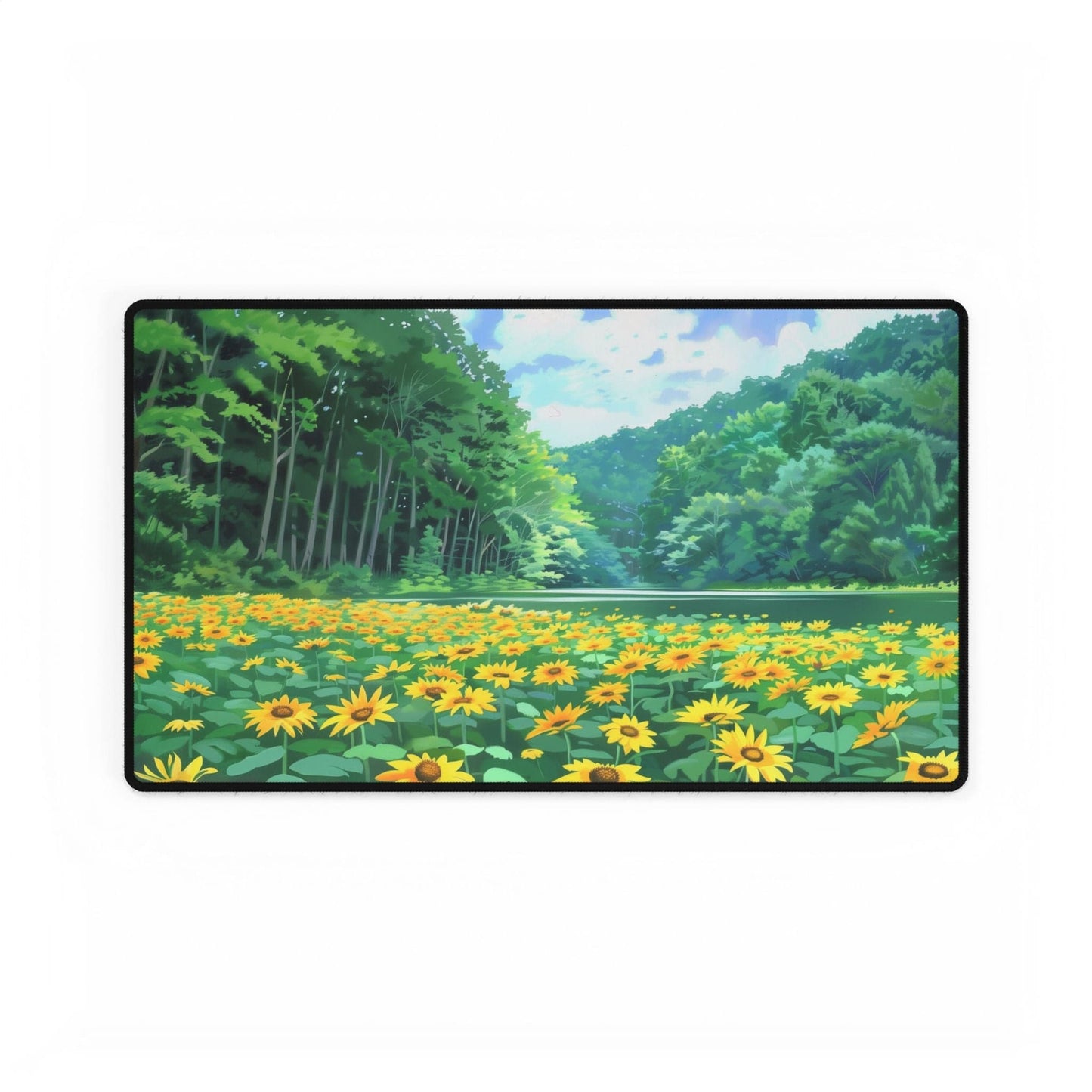 Sunflower Field Desk Mat
