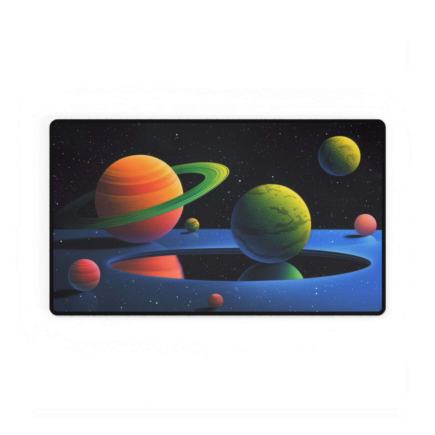 Abstract Planetary Desk Mat