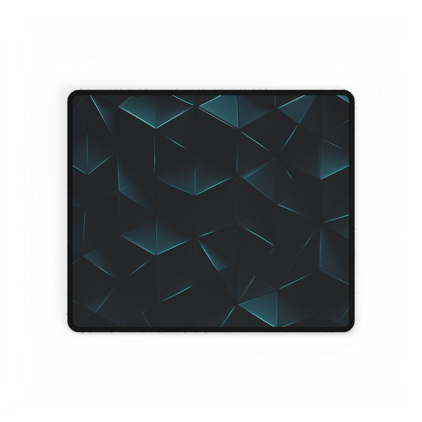Dark Geometric Pattern Desk Mat