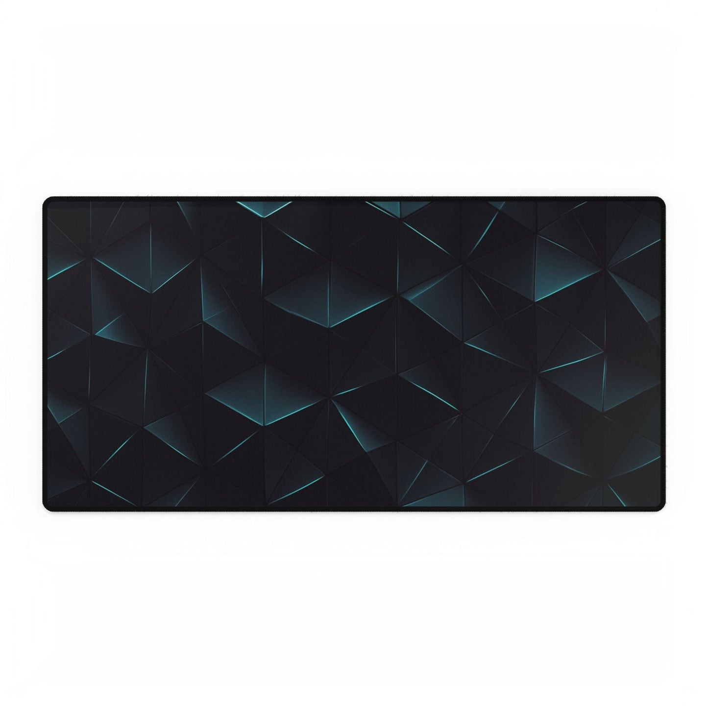 Dark Geometric Pattern Desk Mat