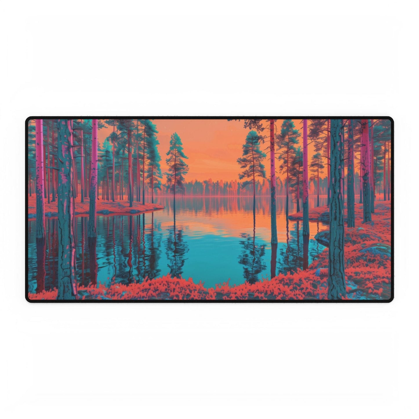 Vibrant Forest Desk Mat