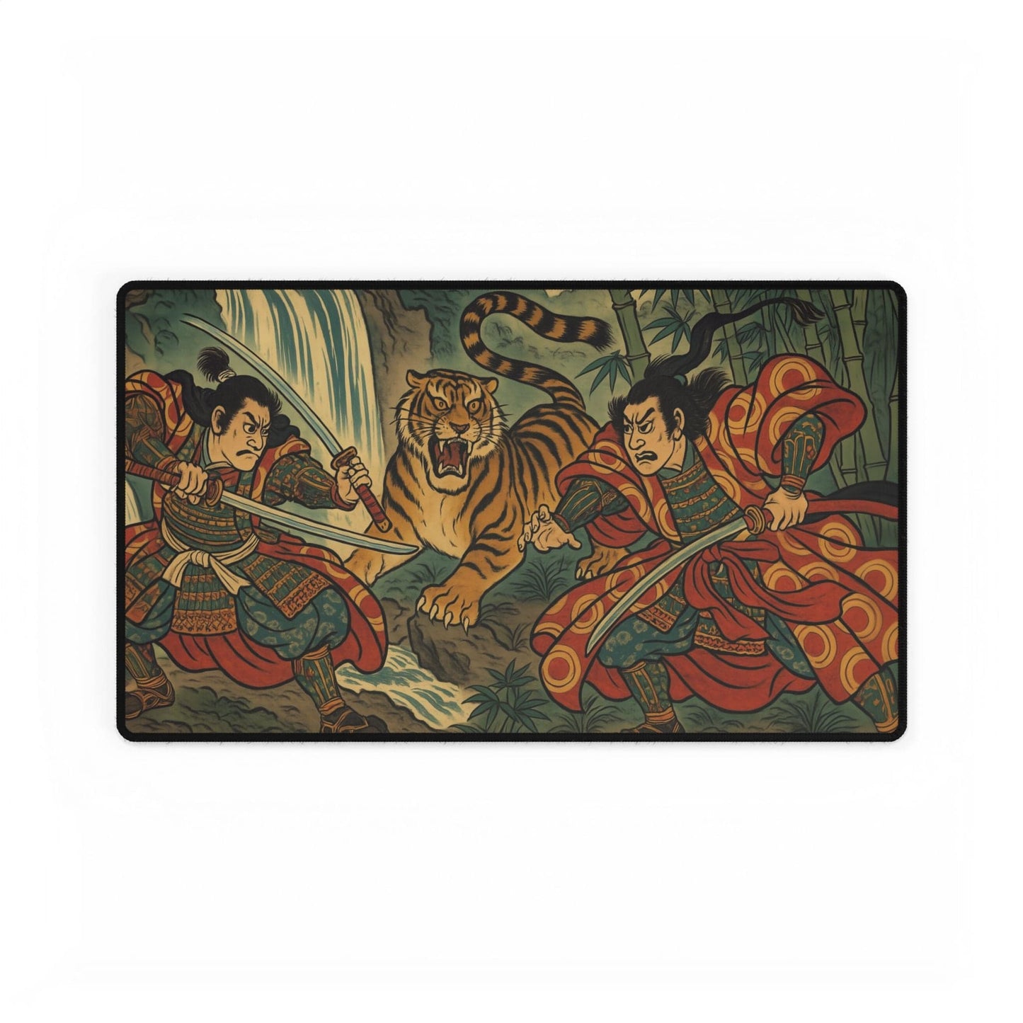 Japanese Samurai Art Desk Mat