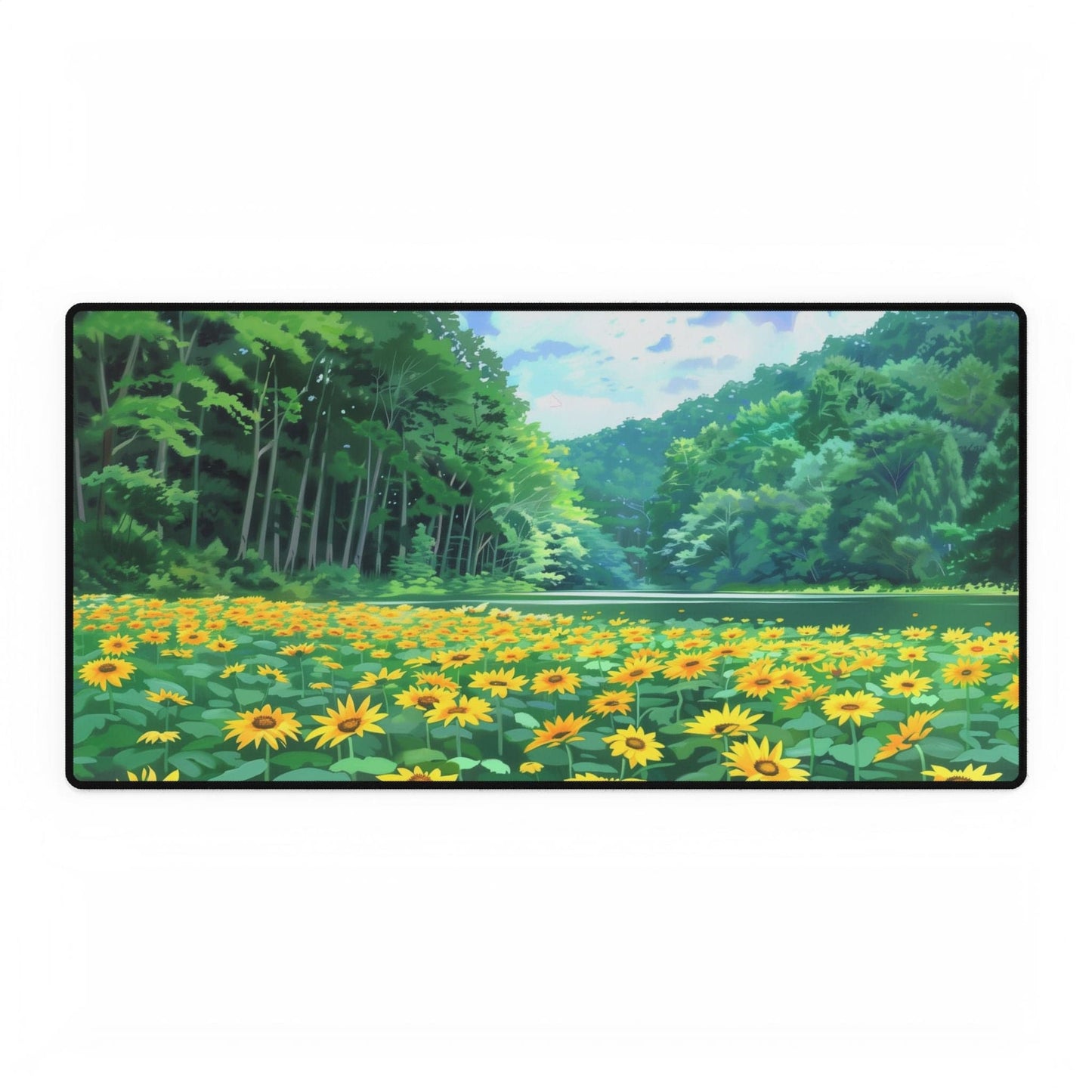 Sunflower Field Desk Mat