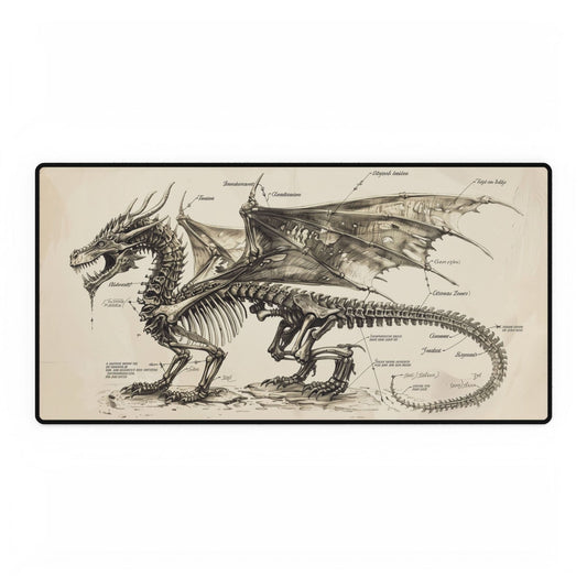 Dragon Skeleton Desk Mat