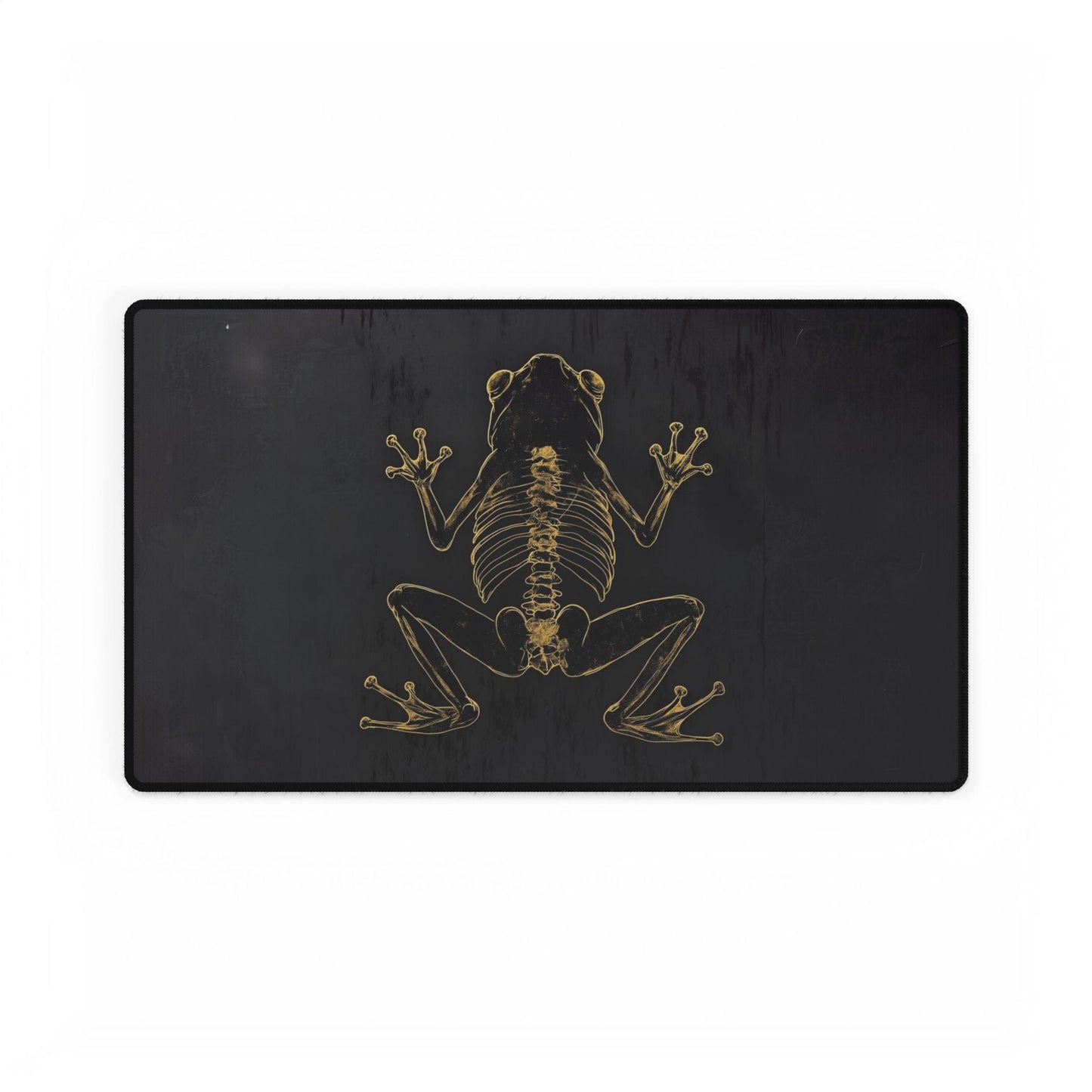Skeletal Frog Desk Mat