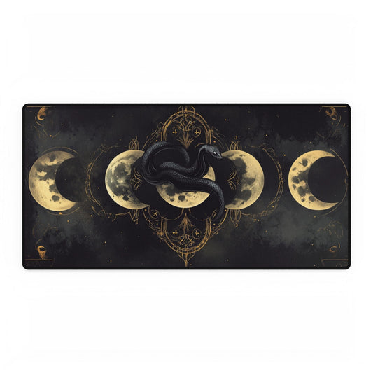 Snake & Moon Desk Mat