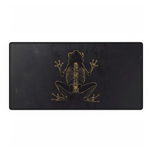 Skeletal Frog Desk Mat