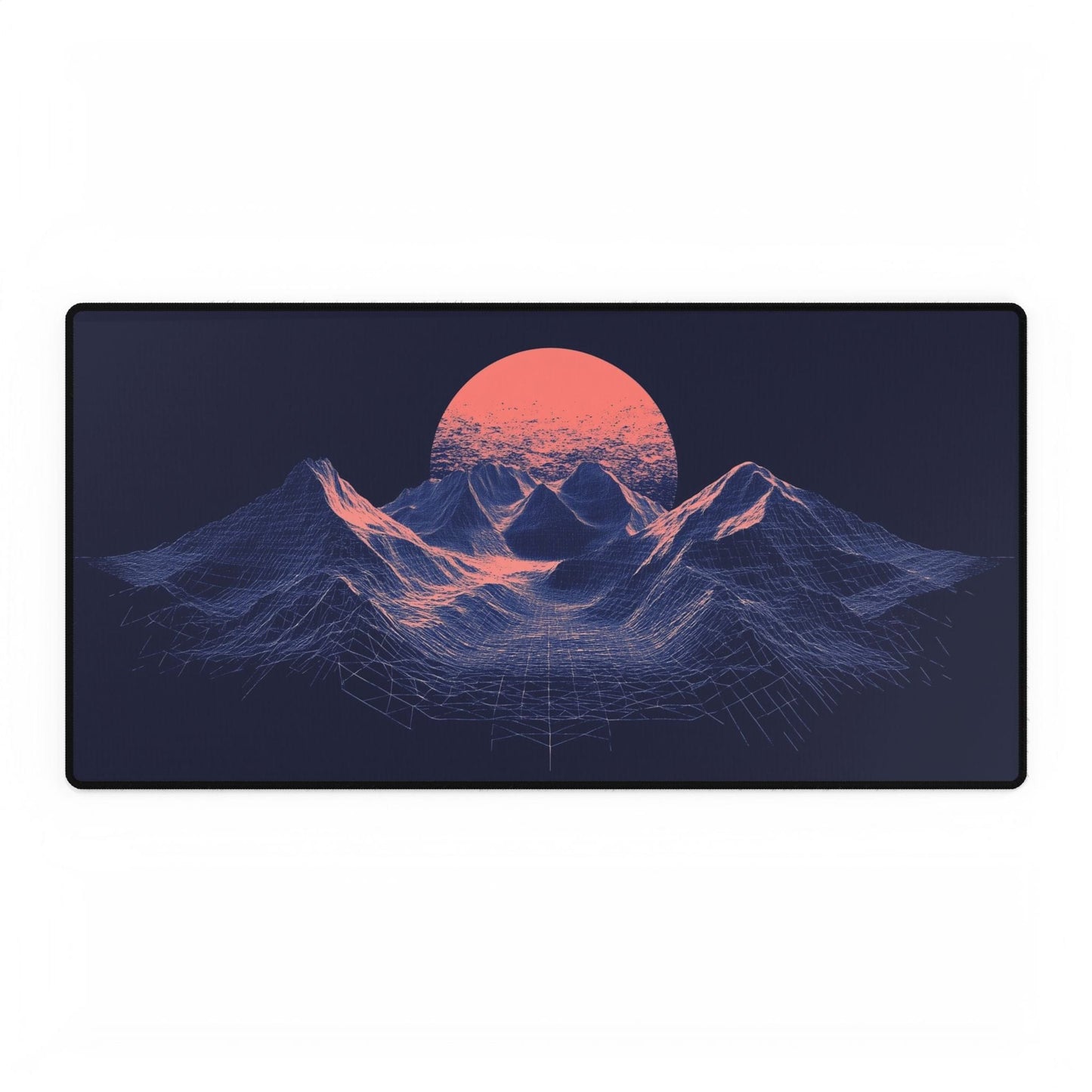 Geometric Mountain Desk Mat
