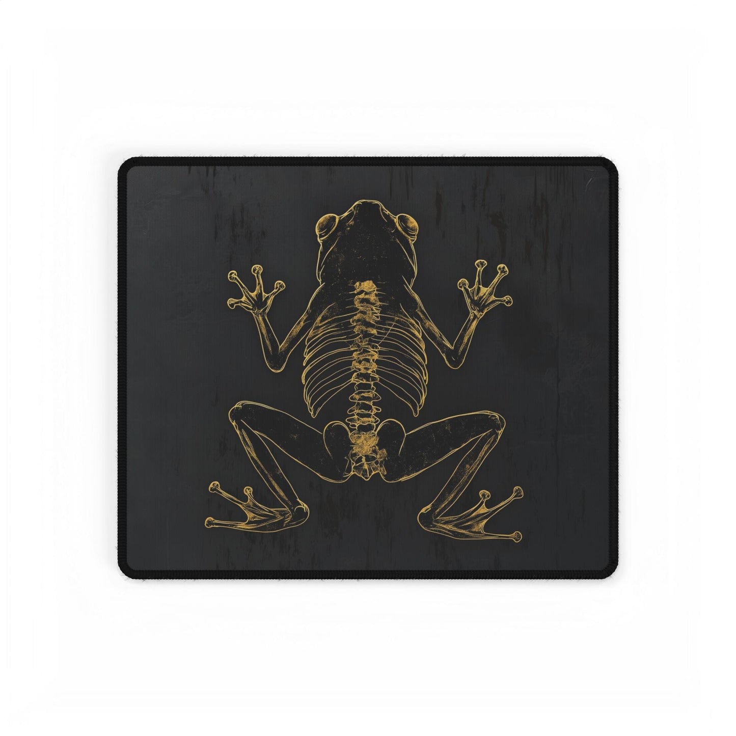 Skeletal Frog Desk Mat