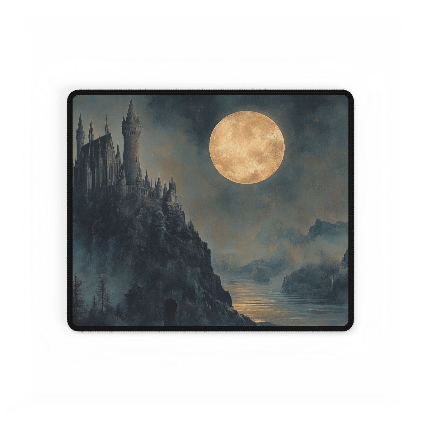Castle Full Moon Desk Mat