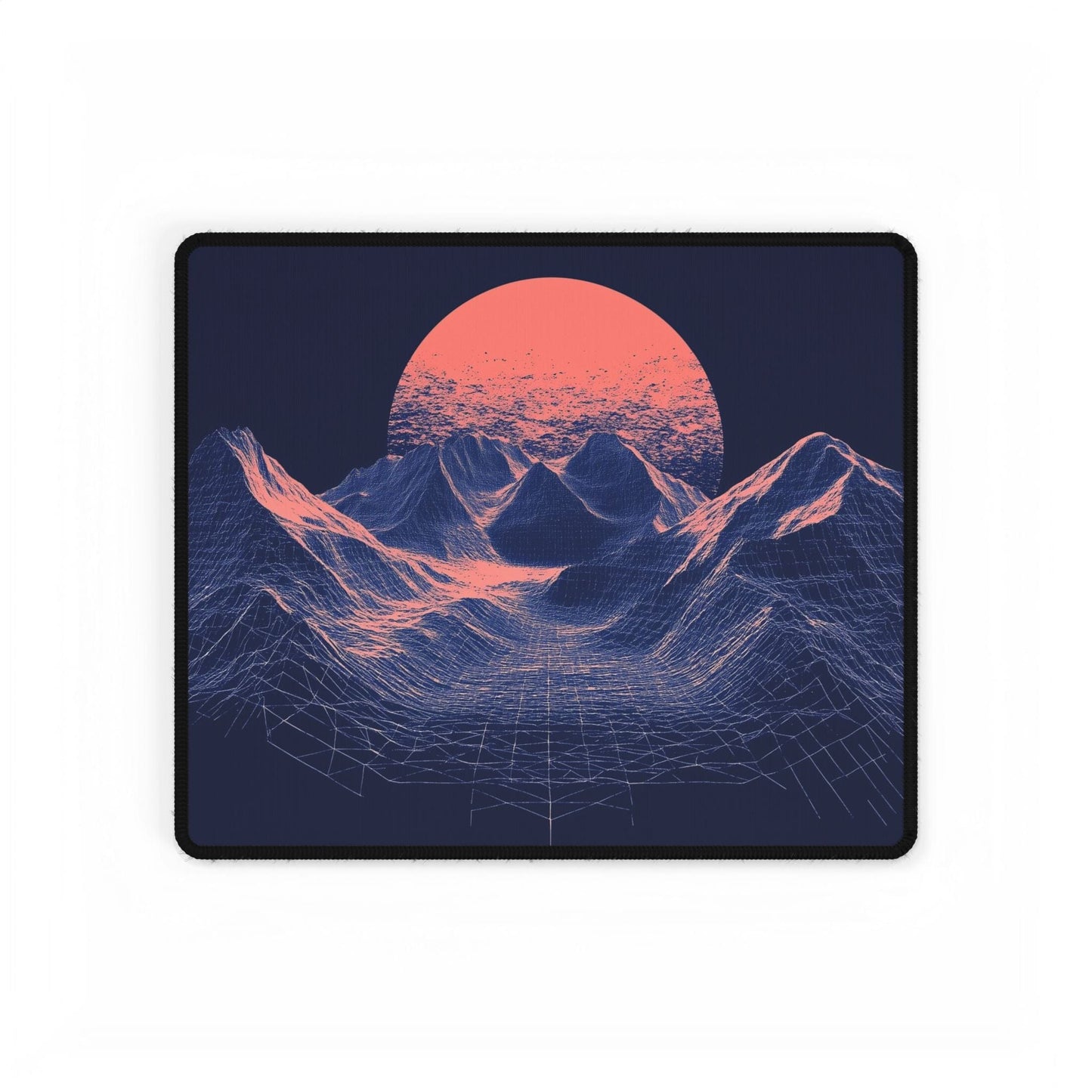 Geometric Mountain Desk Mat