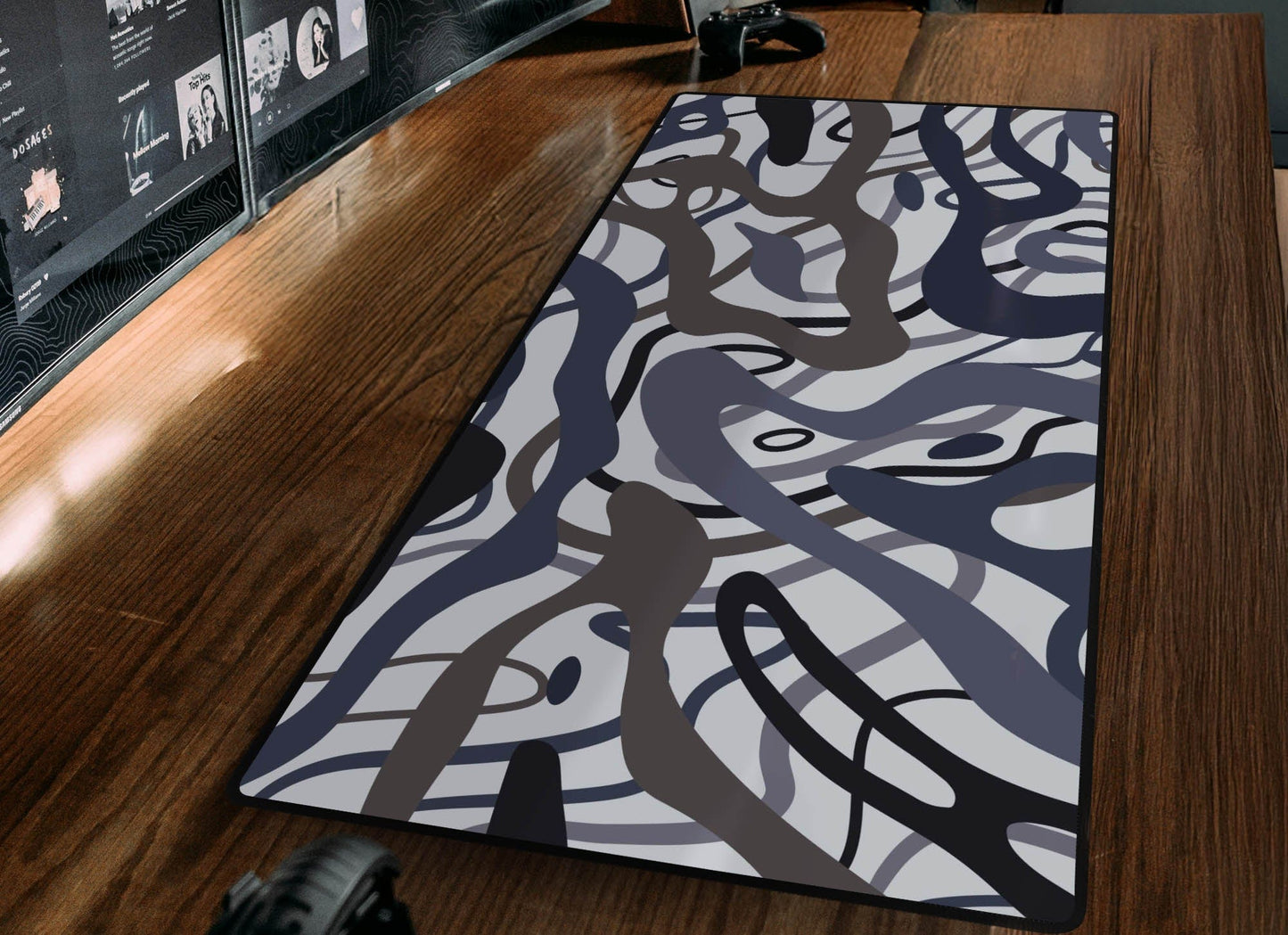Flowing Lines Desk Mat