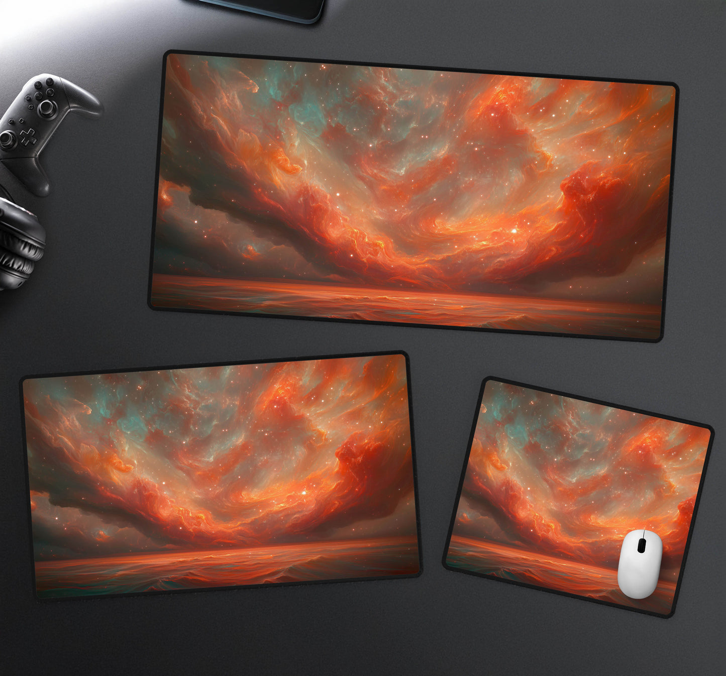 Cosmic Swirl Desk Mat