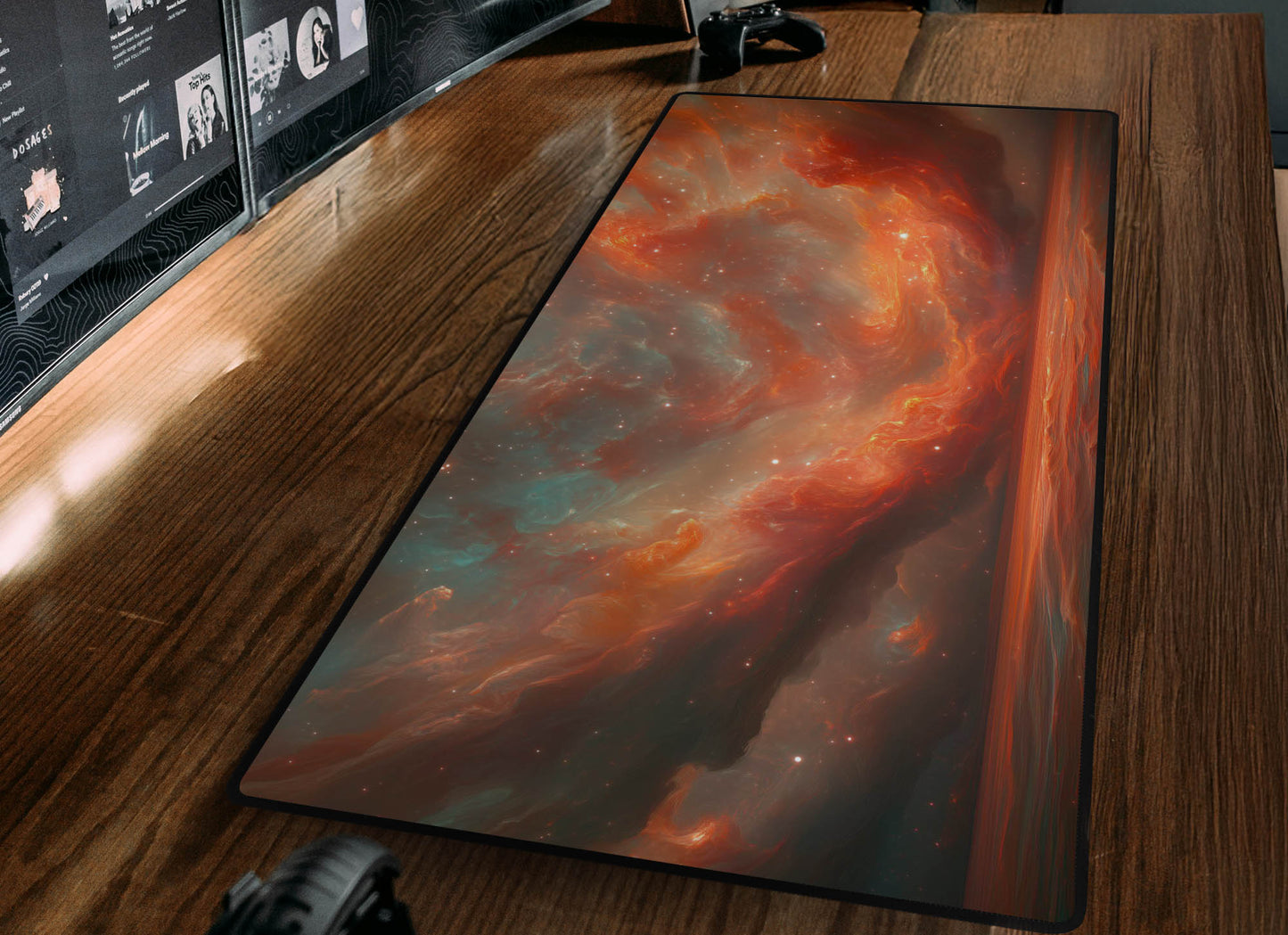 Cosmic Swirl Desk Mat