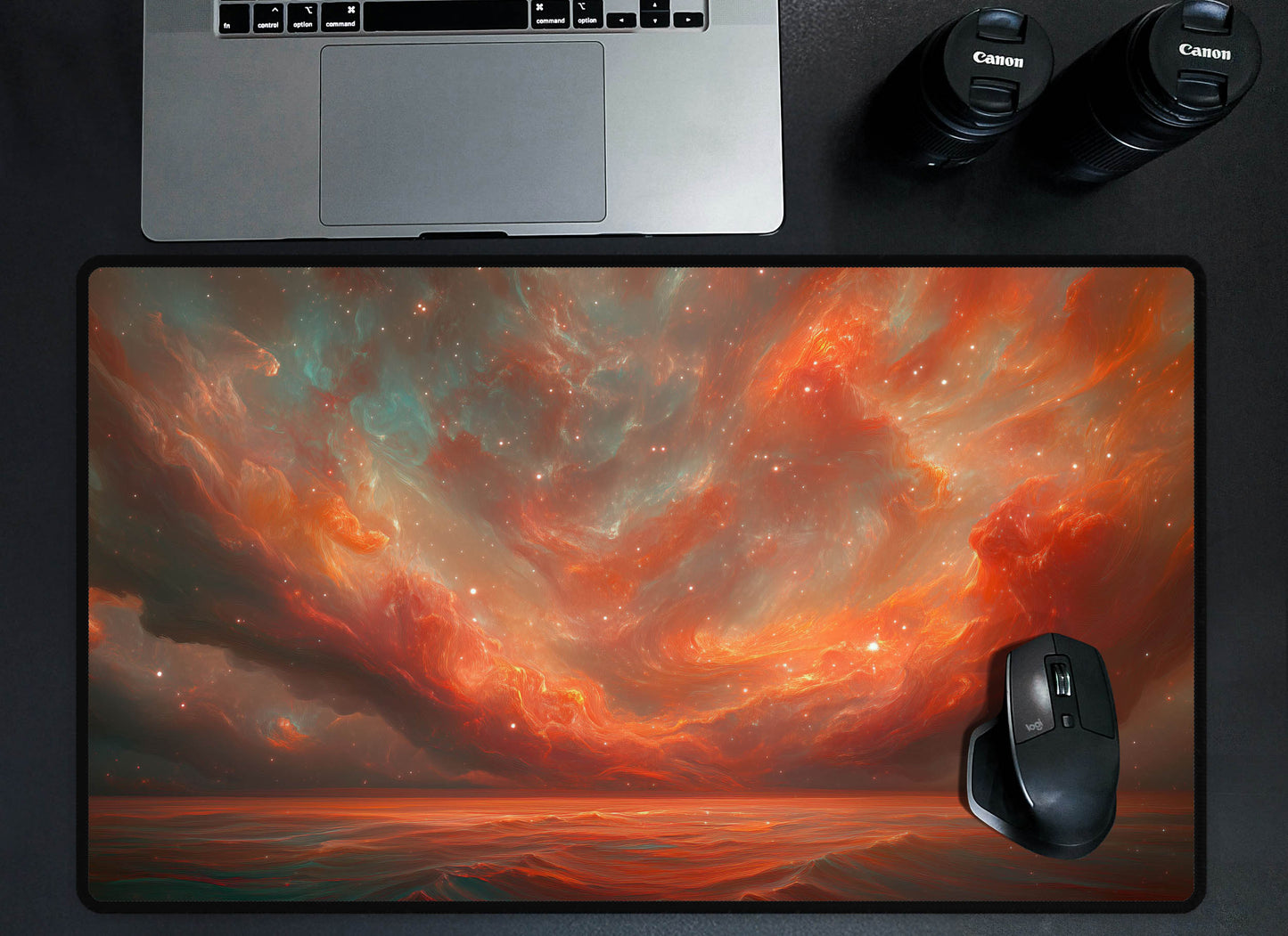 Cosmic Swirl Desk Mat