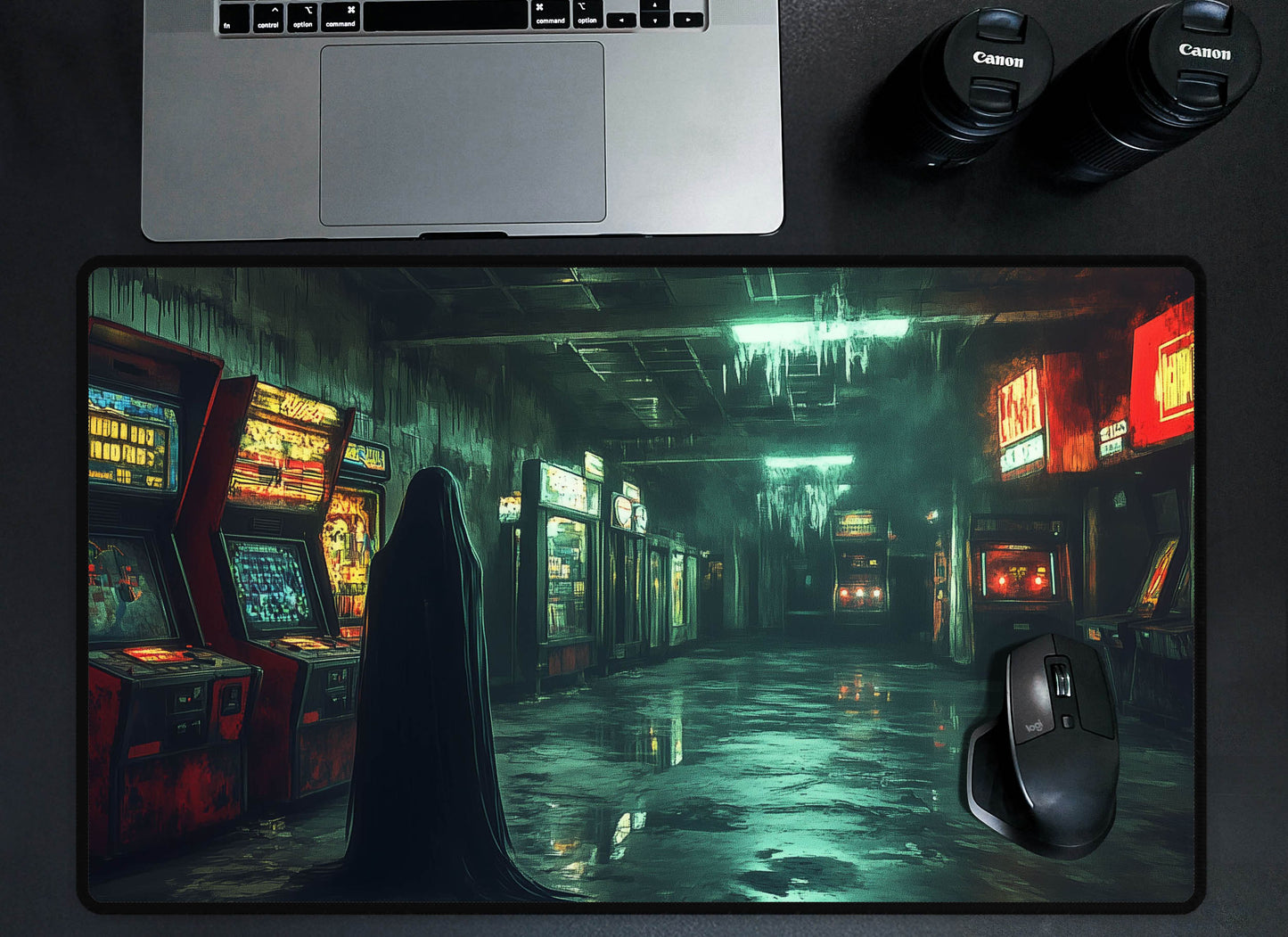 Haunted Arcade Desk Mat