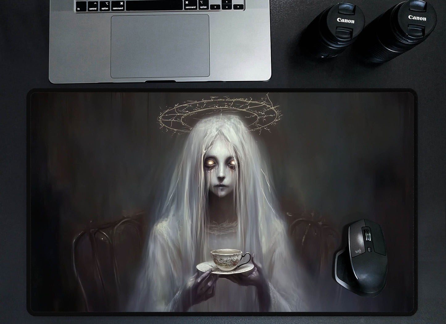 Ghost Desk Mat