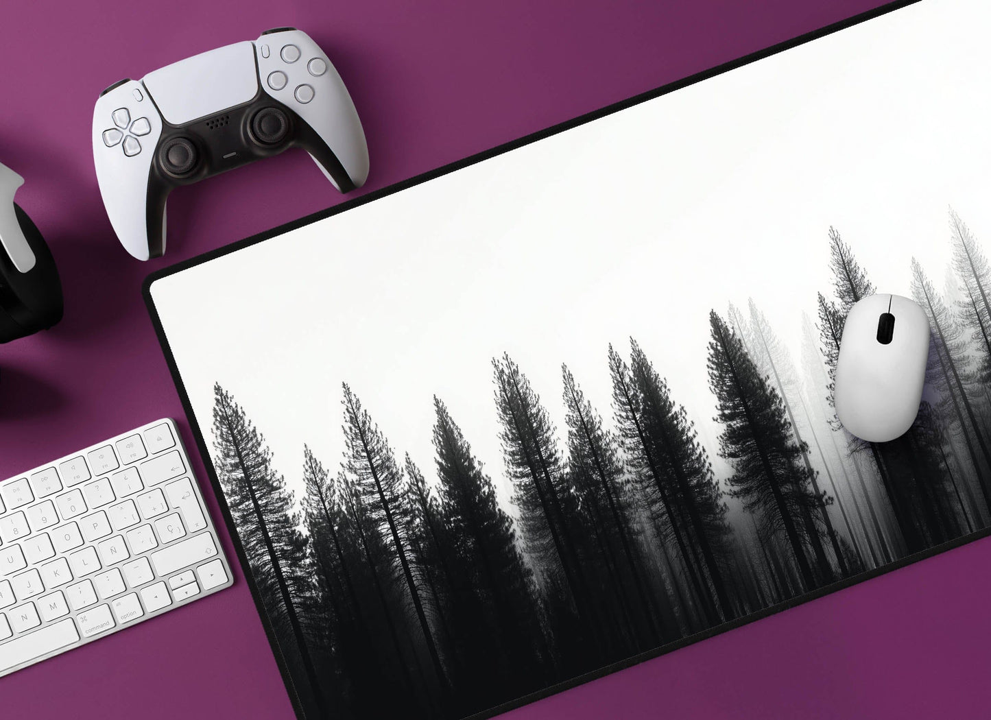 Misty Forest Desk Mat