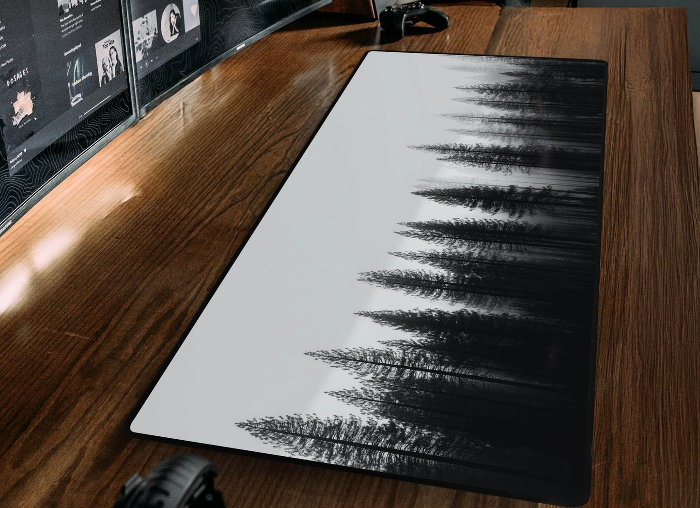 Misty Forest Desk Mat
