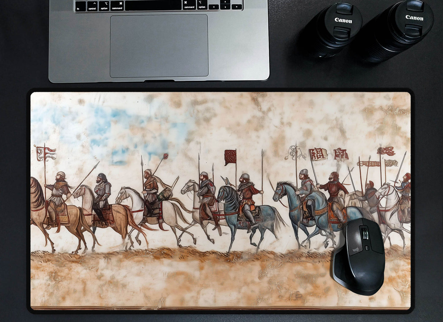 Historical Medieval Tapestry Desk Mat