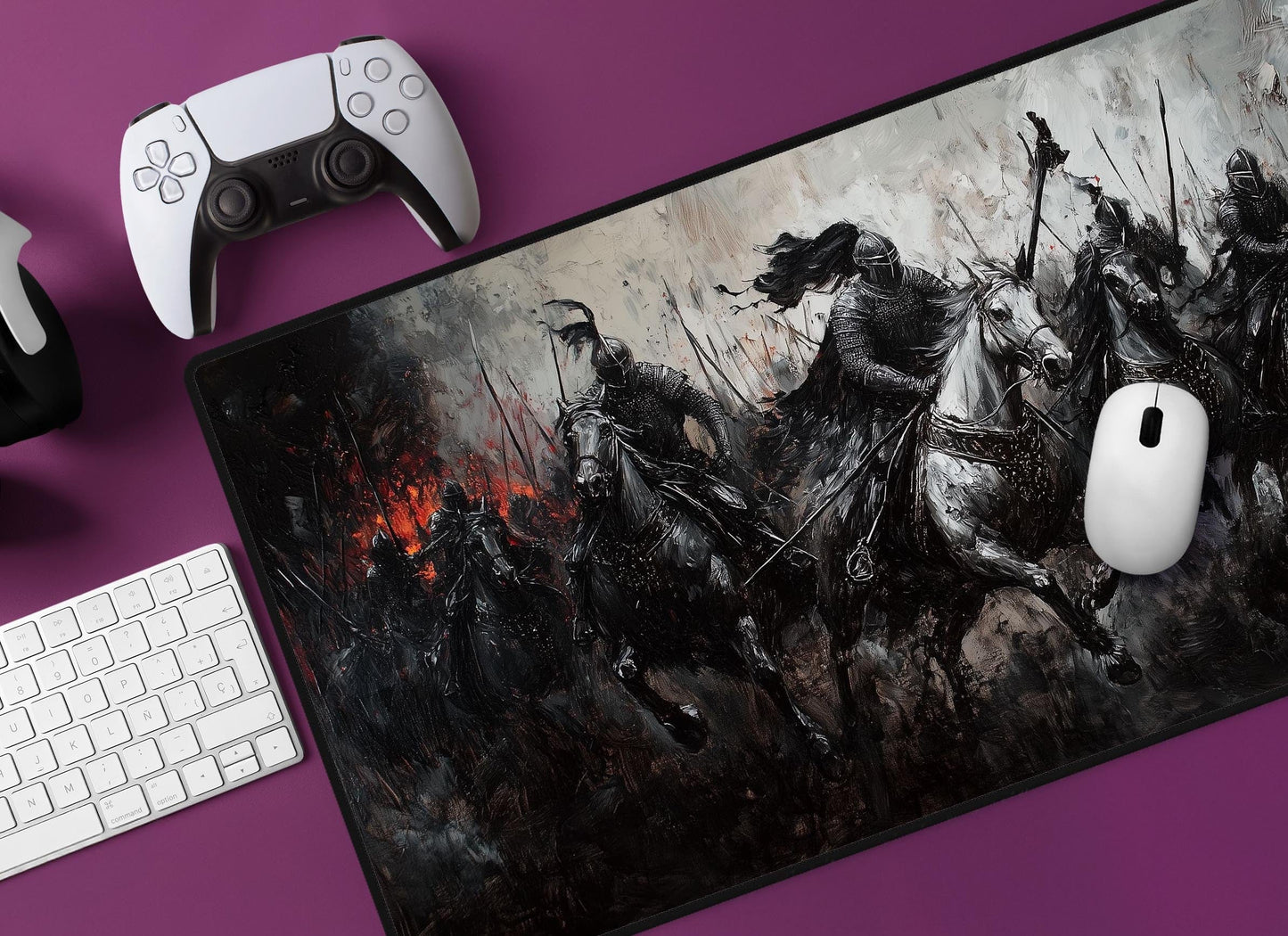 Medieval Cavalry Desk Mat