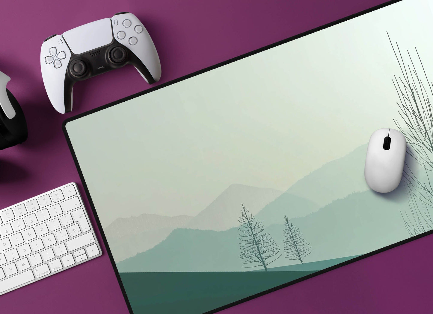 Serene Landscape Desk Mat