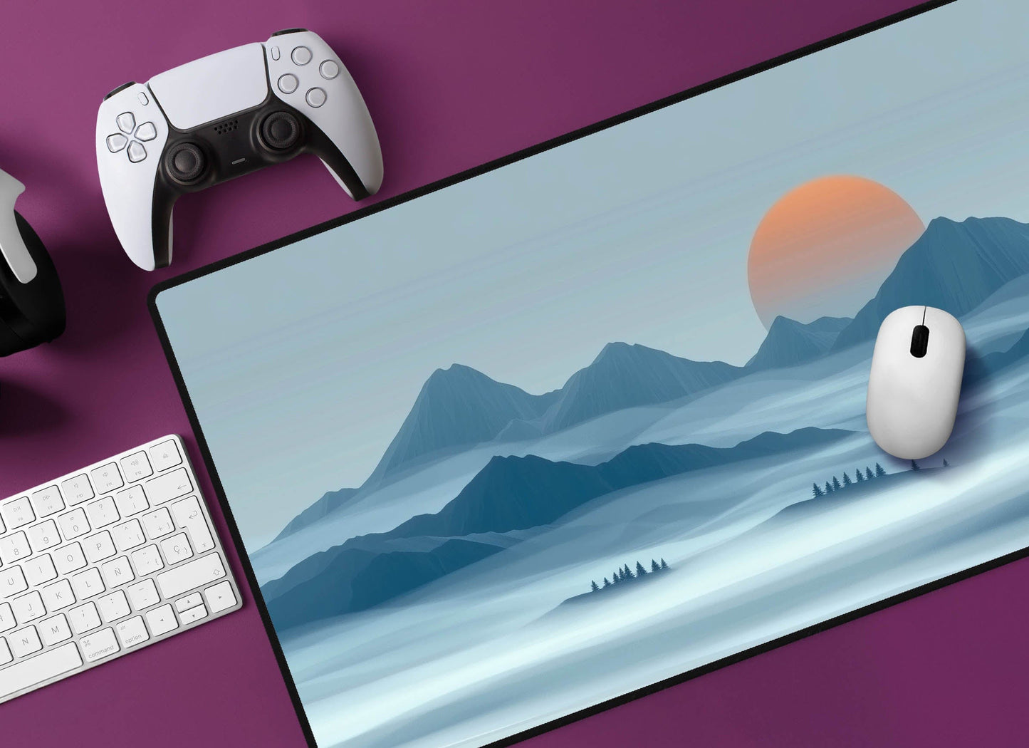 Mountain Landscape Desk Mat