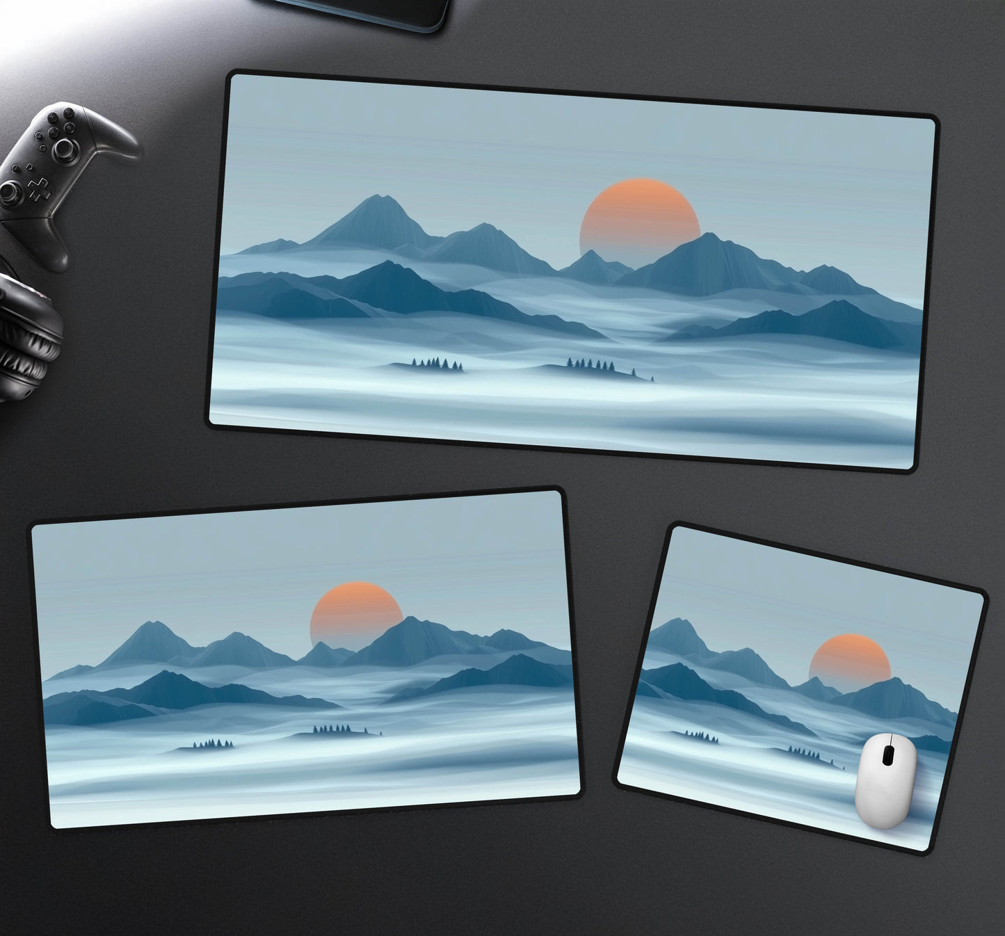 Mountain Landscape Desk Mat