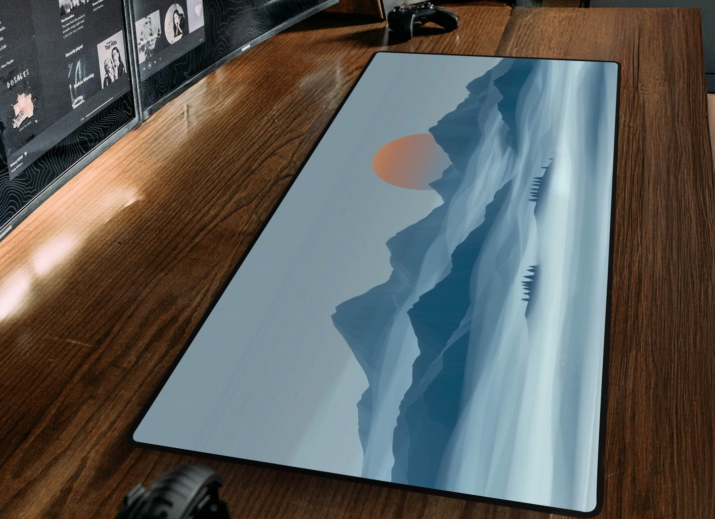 Mountain Landscape Desk Mat