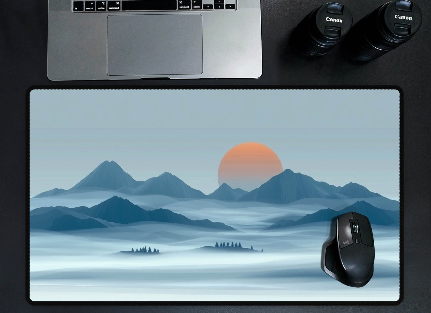 Mountain Landscape Desk Mat