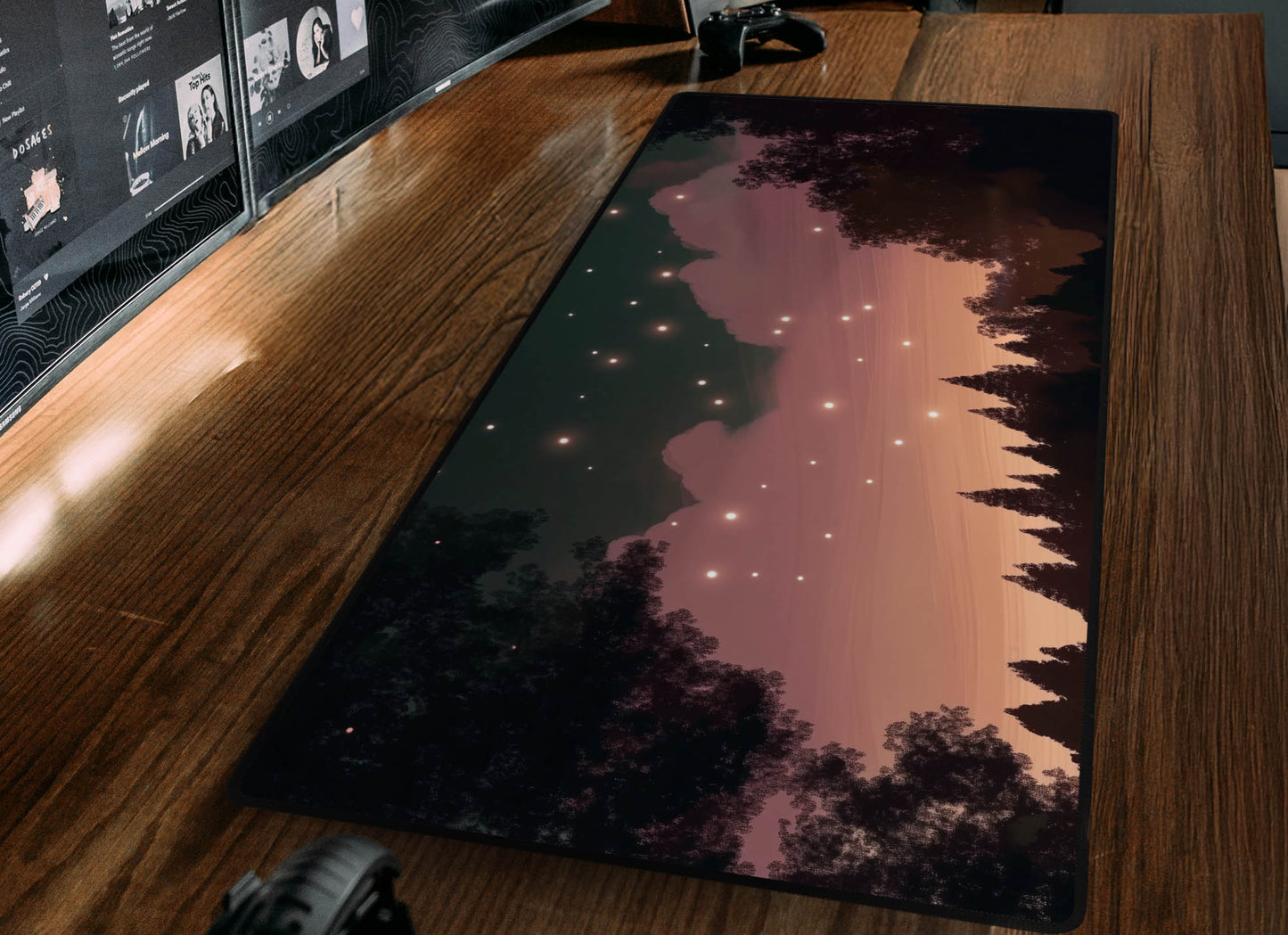 Night Sky Desk Mat