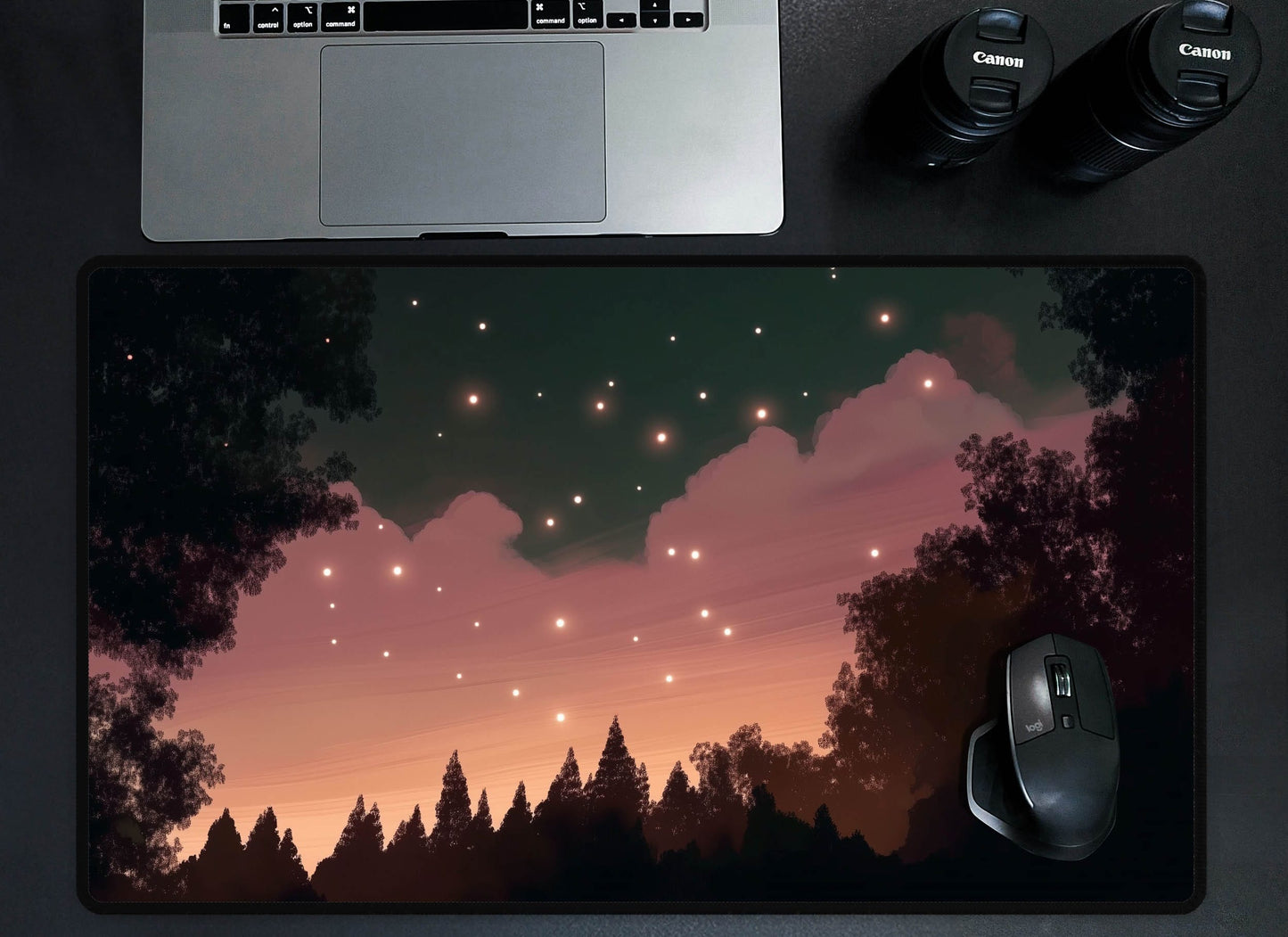 Night Sky Desk Mat