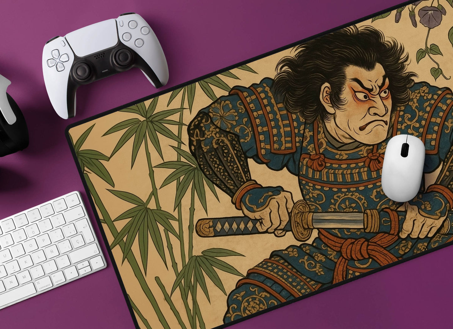 Samurai Warrior Desk Mat