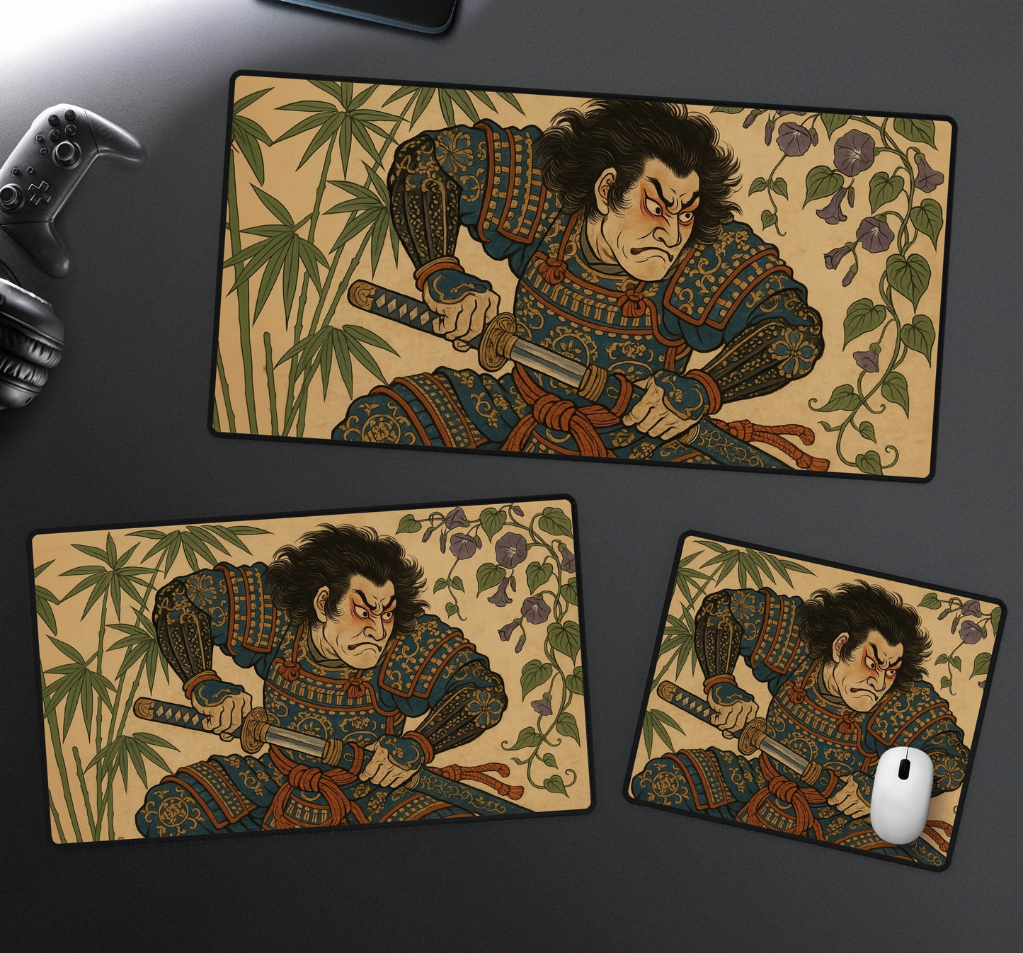 Samurai Warrior Desk Mat