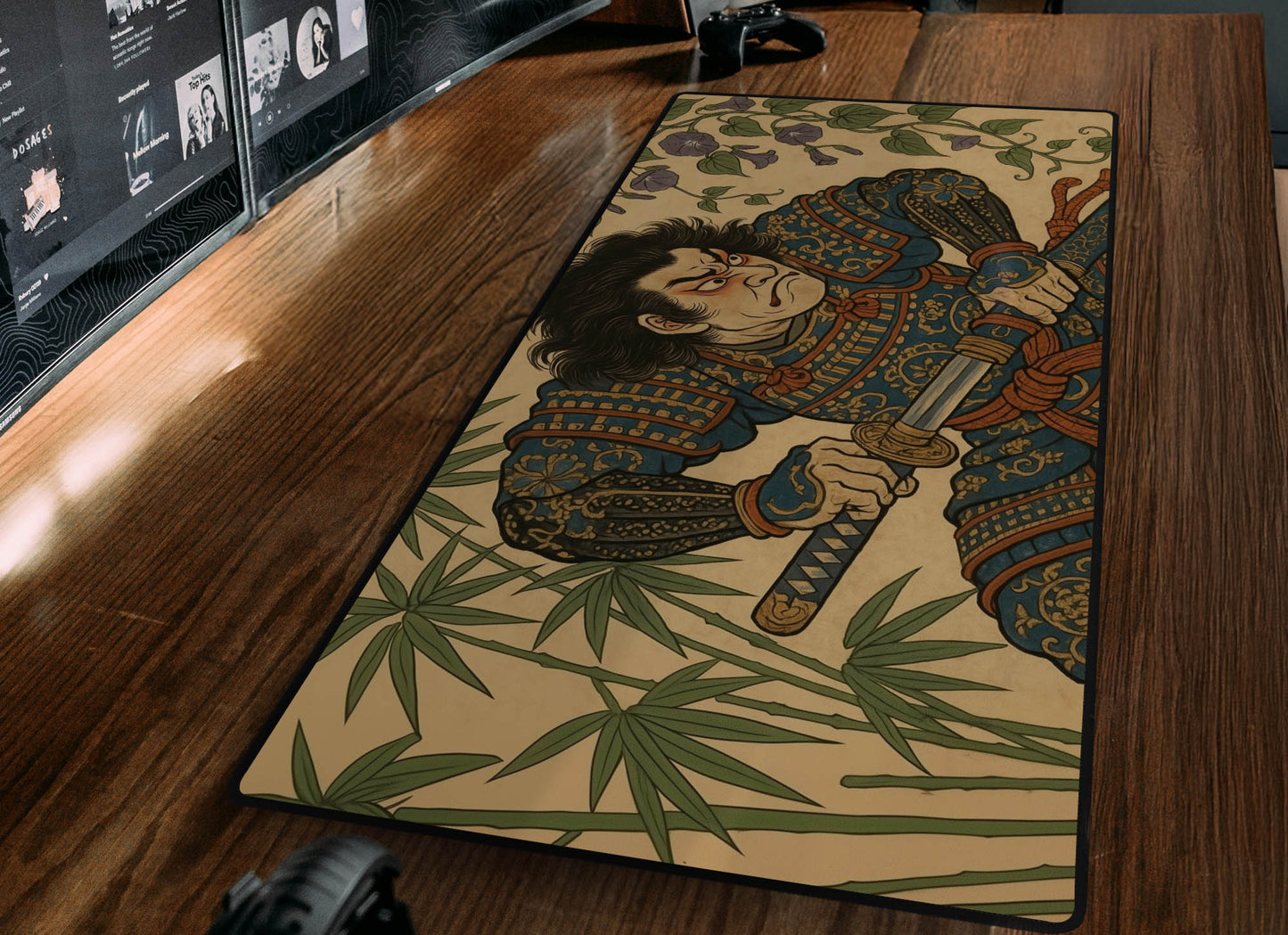 Samurai Warrior Desk Mat