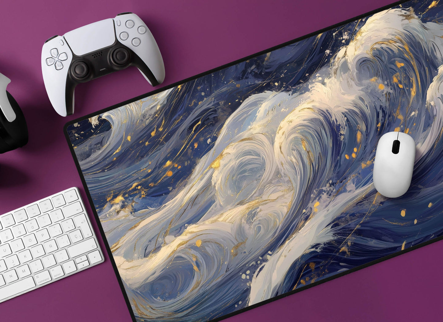 Ocean Waves Desk Mat