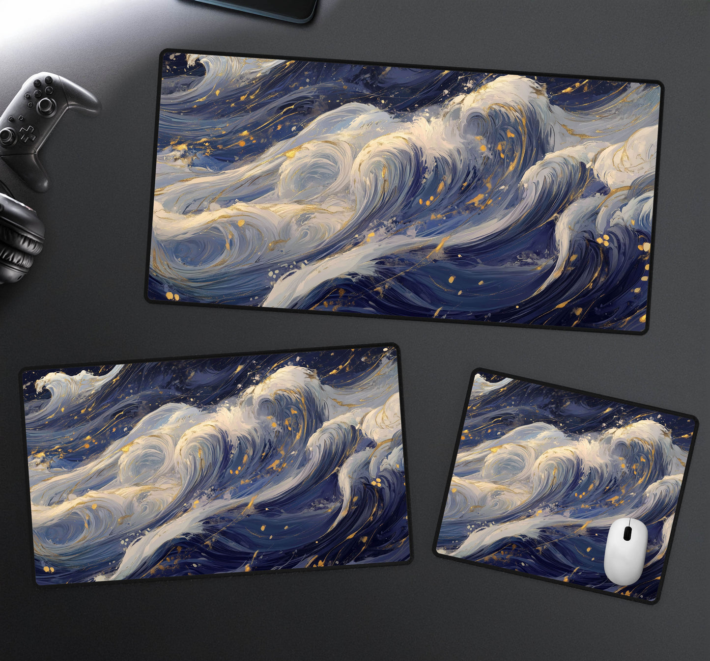 Ocean Waves Desk Mat