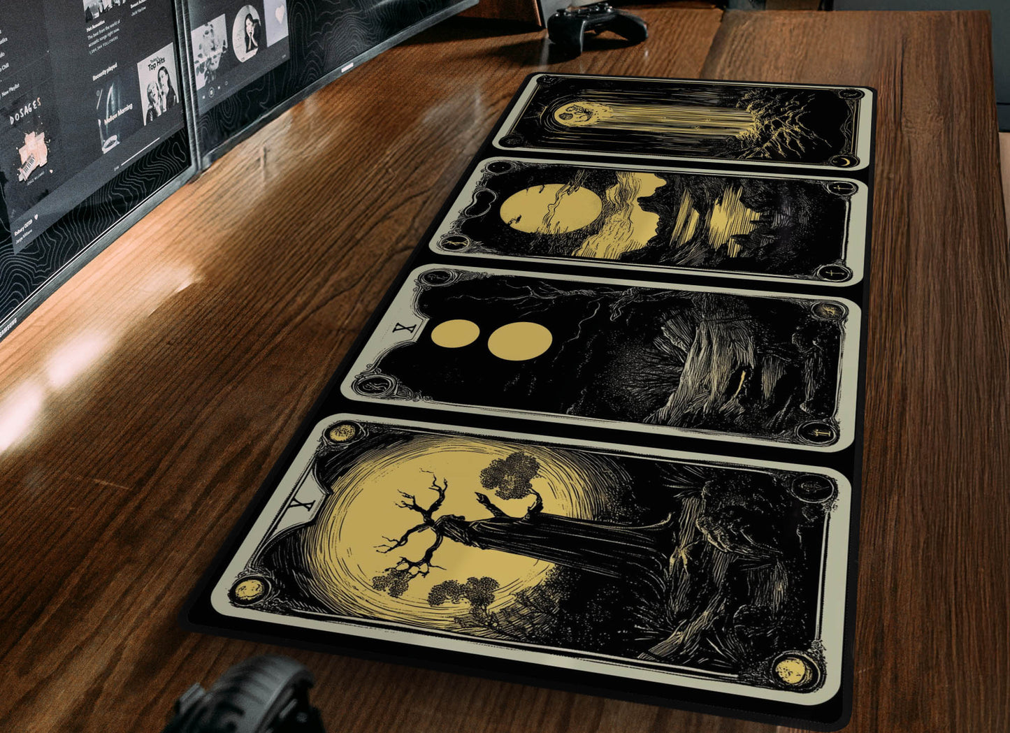 Mystical Tarot Art Desk Mat