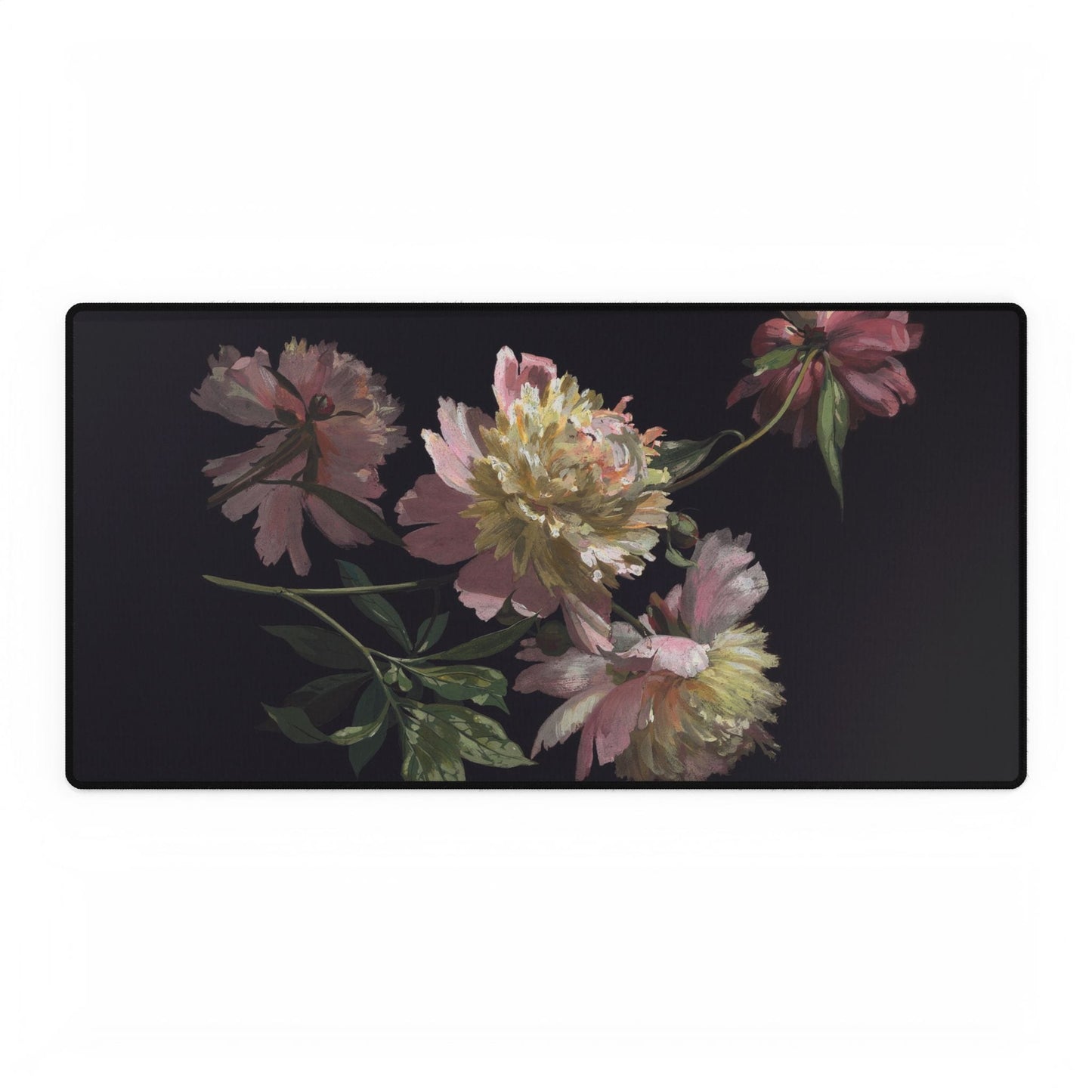 Elegant Floral Design Desk Mat | Perfect for Home Office Decor | XL Mouse Matt | Accessories For Home & Office