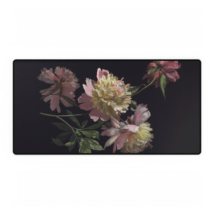 Elegant Floral Design Desk Mat | Perfect for Home Office Decor | XL Mouse Matt | Accessories For Home & Office