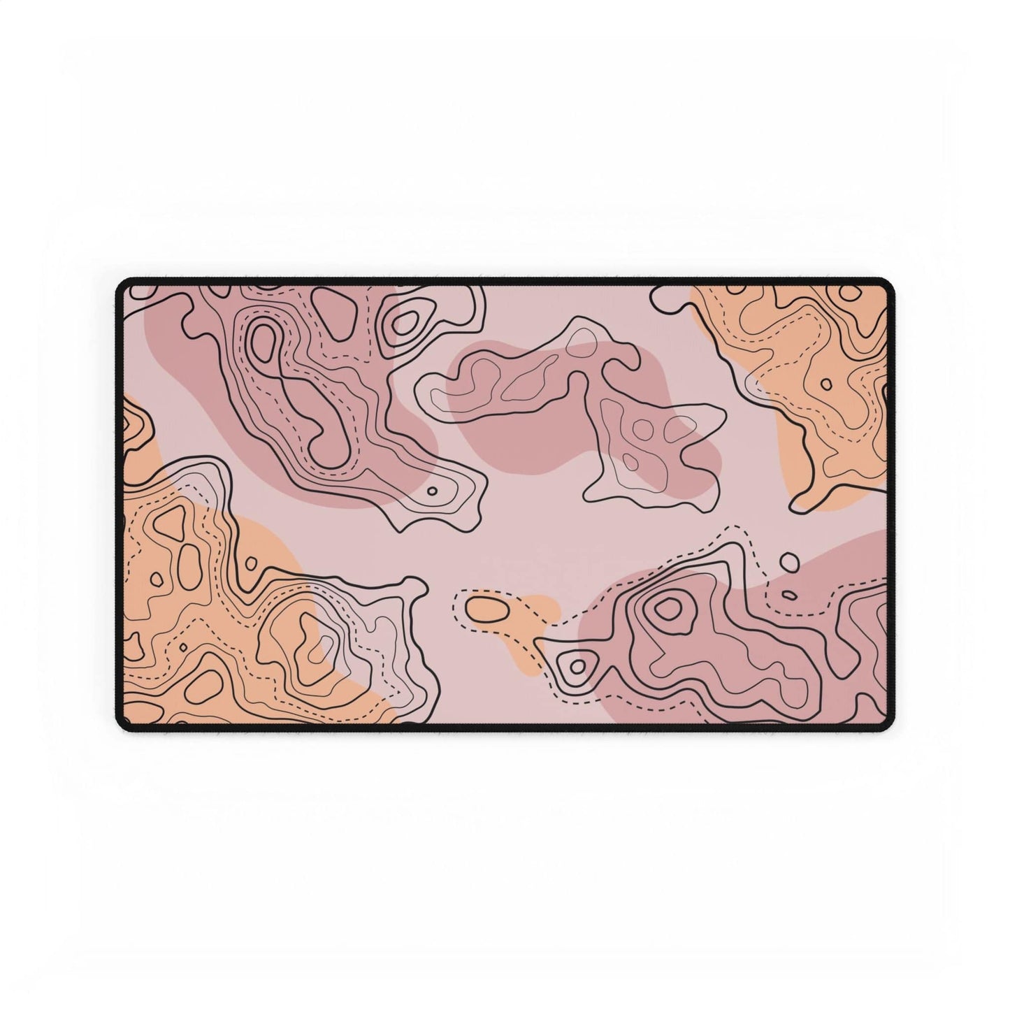 Abstract Topography Desk Mat