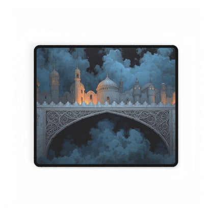 Fantasy Castle Bridge Desk Mat | Stunning Art for Home | XL Mouse Matt | Accessories For Home & Office