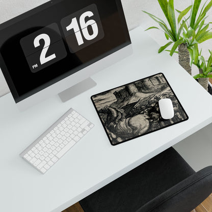 Dramatic Historical Battle Scene Desk Mat | XL Mouse Matt | Accessories For Home & Office