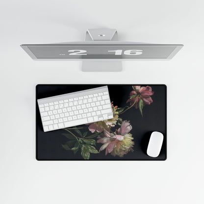Elegant Floral Design Desk Mat | Perfect for Home Office Decor | XL Mouse Matt | Accessories For Home & Office